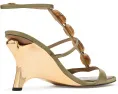 Сандалии Sam Edelman Massey на ремешке с каблуком и камнями