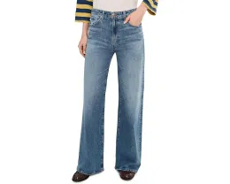 Широкие джинсы AG Jeans Saige Mid-Rise с завышенной талией