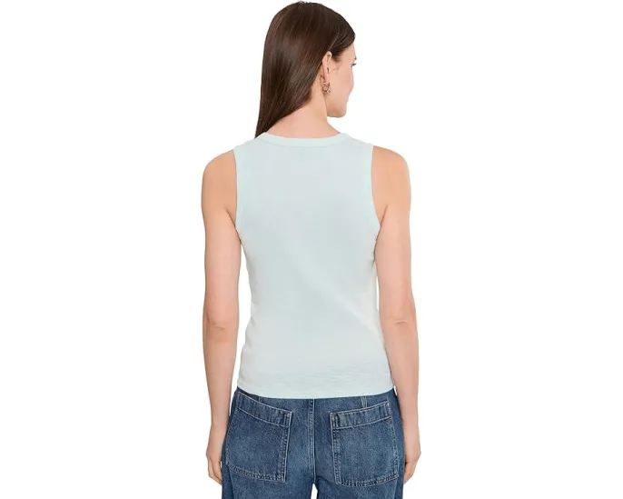 Lilla P Майка с круглым вырезом из рубчатого слаба облегающего кроя