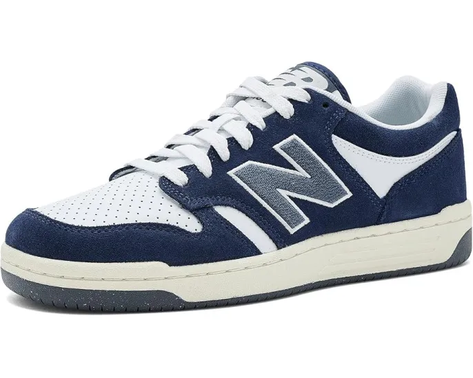 Кроссовки New Balance BB480L v1 с кожаным верхом и резиновой подошвой