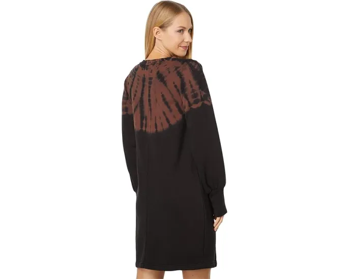 Платье-свитшот Hatley Sweatshirt Dress с принтом тай-дай