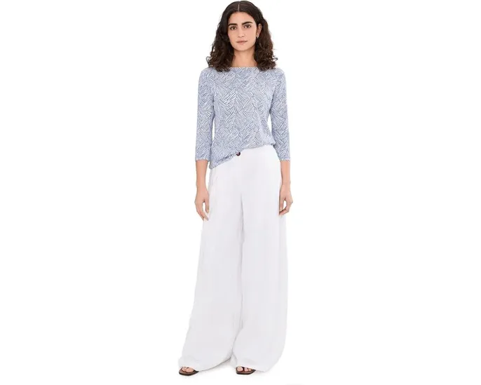 Топ Tommy Bahama с принтом и рукавами три четверти из хлопка