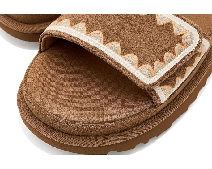 Сандалии UGG Goldenstar Artistitch с вышивкой и регулируемой лямкой