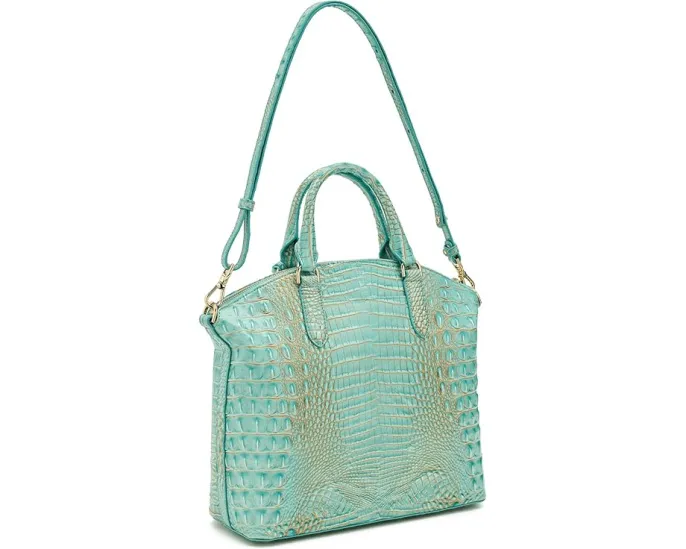 Большая сумка Brahmin Large Duxbury Satchel из текстурированной кожи со съемным ремнем