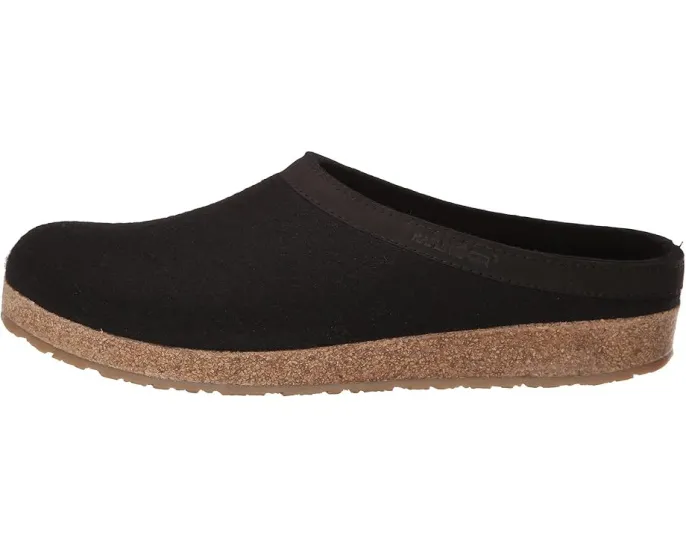 Клоги Haflinger GZL Leather Trim Grizzly с кожаной окантовкой