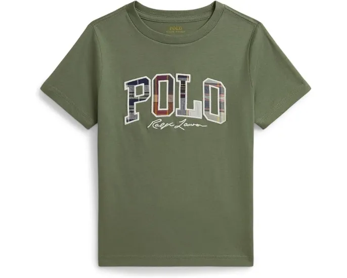 Хлопковая футболка Polo Ralph Lauren с логотипом Madras