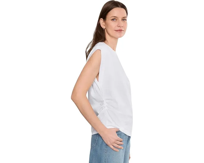 Майка-борцовка Sanctuary с плиссировкой на плечах и полосатым принтом