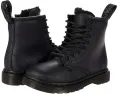 Dr. Martens 1460 Serena Mono T детские ботинки на шнуровке с искусственным мехом