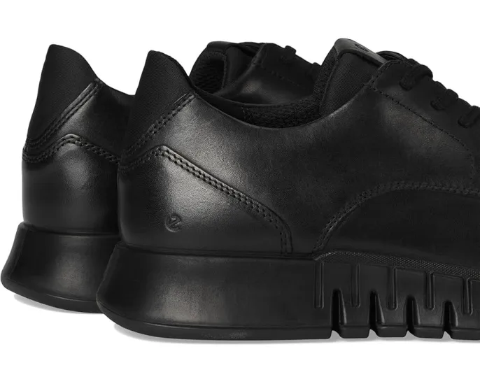 Кроссовки ECCO Gruuv Studio Plain Toe с кожаным верхом и съемными стельками