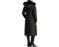 Пуховик maxi длины Ff Trim Puffer 50/50 45 Lauren Ralph Lauren с меховой отделкой