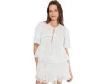 Топ Lillith AllSaints с круглым вырезом и пеплумом