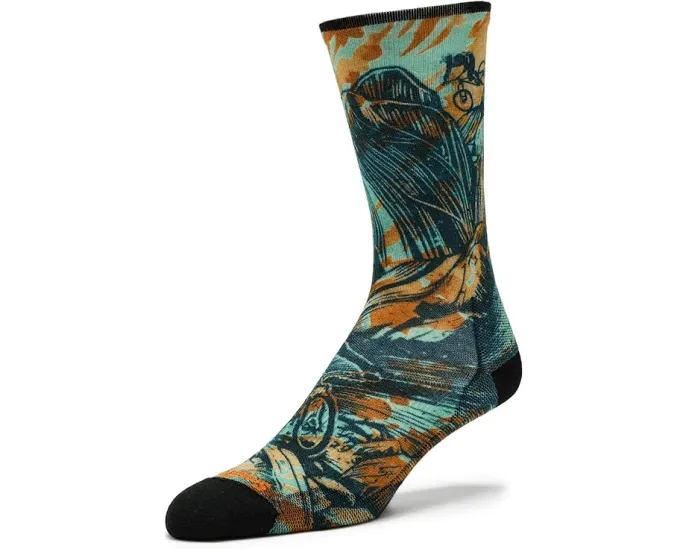 Носки Smartwool Bicycle Zero Cushion Rugged Ride Print Crew