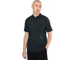 Рубашка Cortland Plaid в клетку с коротким рукавом от Vince