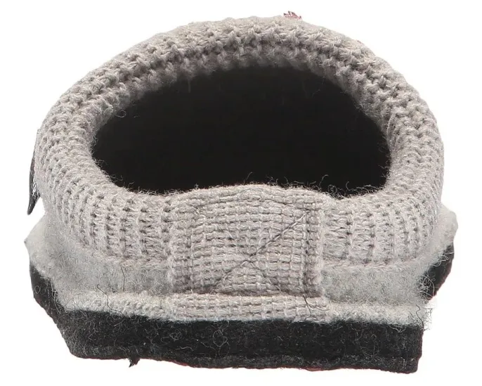 Сабо Haflinger Olivia из вареной шерсти с совой