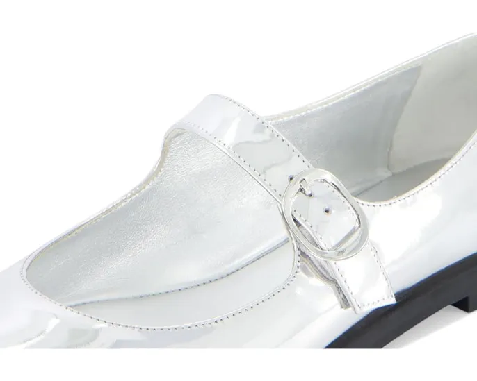 Туфли Loralei Mary Jane от Stuart Weitzman с квадратным носком и низким каблуком