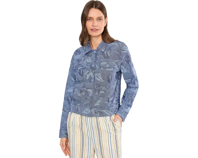 Куртка Two Palms Raw Edge Jacquard из перекрестно-окрашенного жаккарда Tommy Bahama