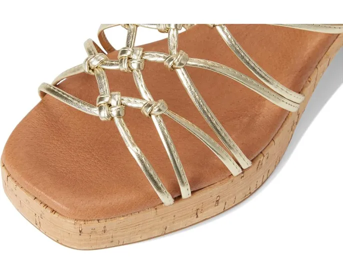 Сандалии Camryn с открытым квадратным носком на пробковом каблуке