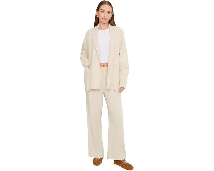 Широкие брюки PACT Airplane Pintuck Wide Leg с высокой талией