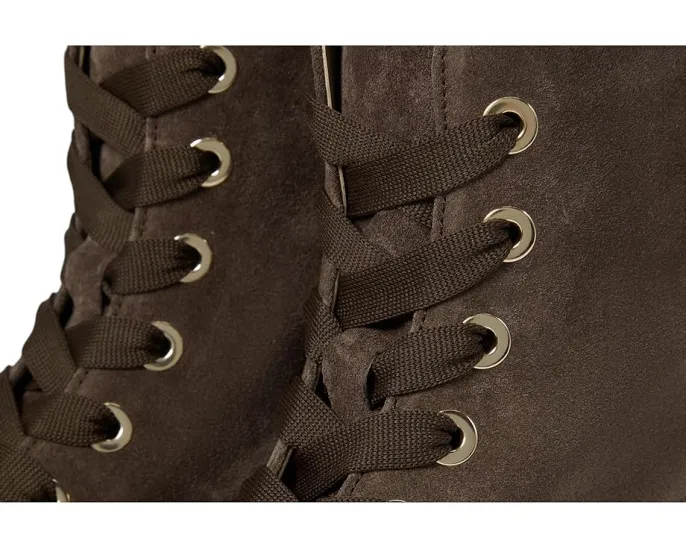 Ботинки Gabor 51.711 из кожи на шнуровке с боковой молнией