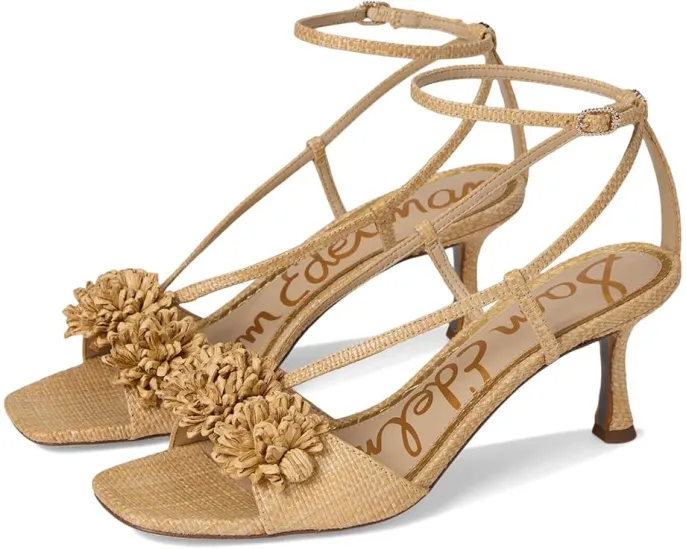 Босоножки Sam Edelman Phoebe на каблуке с цветочным декором