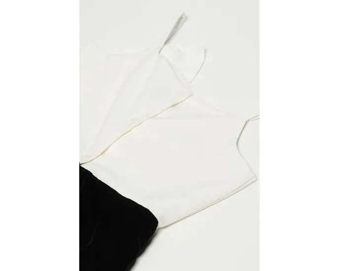 Бархатный комбинезон для детей Janie and Jack с бретелями и бантом