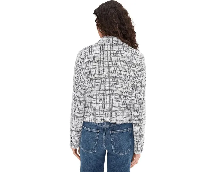 Короткий жакет Liverpool Los Angeles из букле в клетку