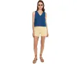 Топ V-neck Boxy Shell Madewell в цвете Marina Blue