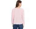 Long Sleeve Flowy Top with Lace Yoke