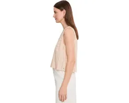 Топ Toad&Co Taj Hemp Button Back из конопли с V-образным вырезом