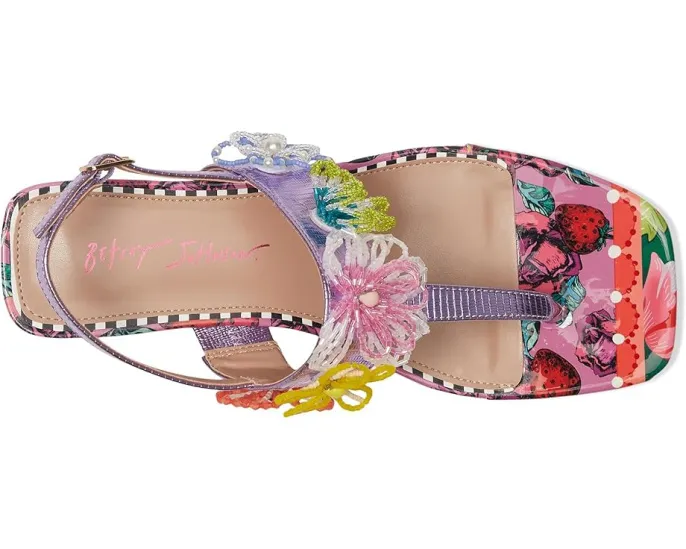 Сандалии Blue by Betsey Johnson Jaydda на каблуке с цветочным декором