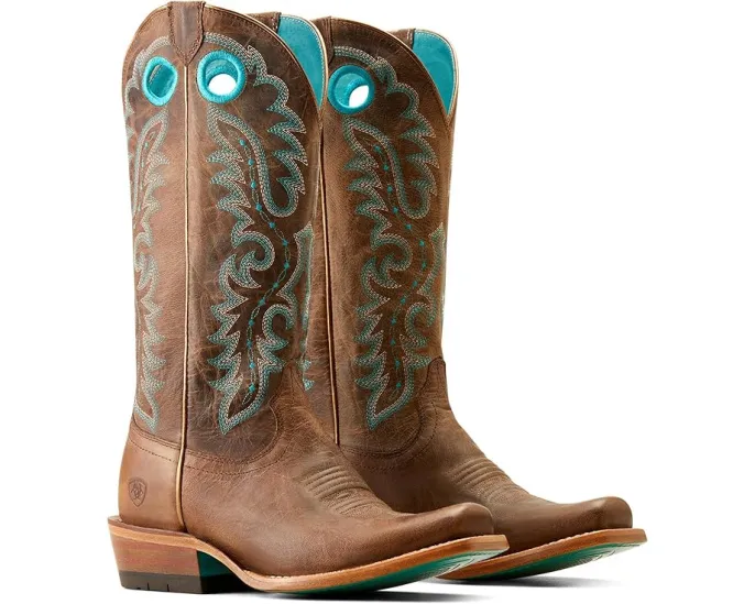 Ariat Frontier Boon Western ботинки коричневые с квадратным носком