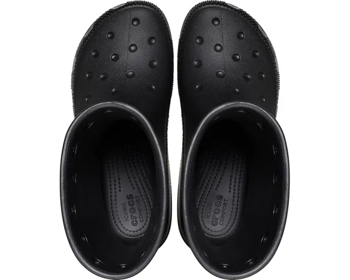 Резиновые сапоги Crocs Classic Rain Boot на платформе