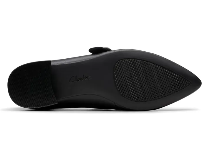 Туфли Clarks Natalyn May с острым носком на квадратном каблуке и пряжкой