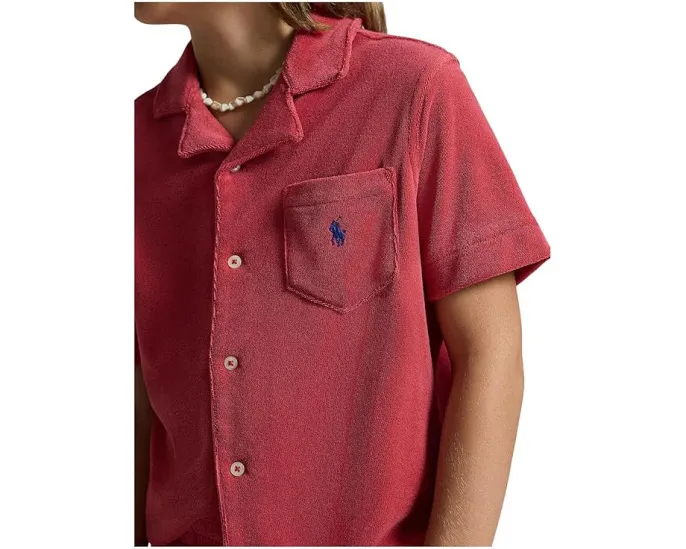 Terry Camp Shirt (big Kid)