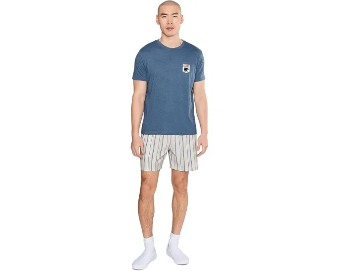 Футболка RVCA Pantero Short Sleeve с принтом и красной строчкой