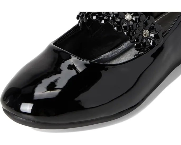 Балетки Rozy для девочек с эластичным ремешком и декором