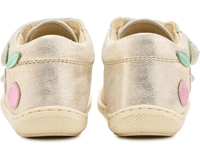 Naturino Xyndra Vl детские туфли с кожаным верхом и металлическим цветком