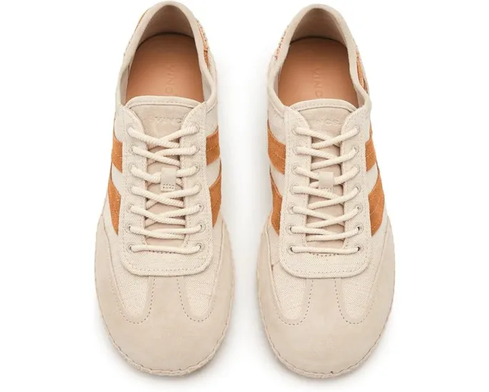 Кроссовки Vince Oasis Espadrille II Lace-Up с льняной отделкой