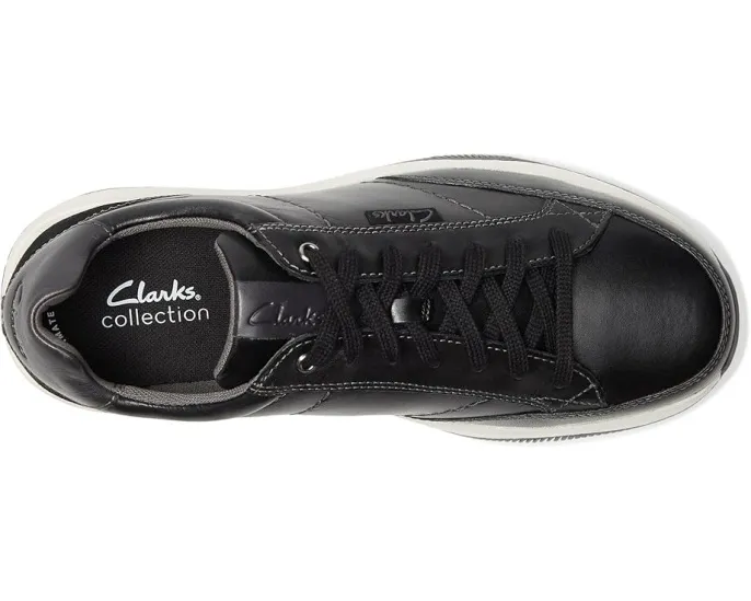 Кроссовки Clarks Townview Lace из премиальной кожи с противоскользящей подошвой
