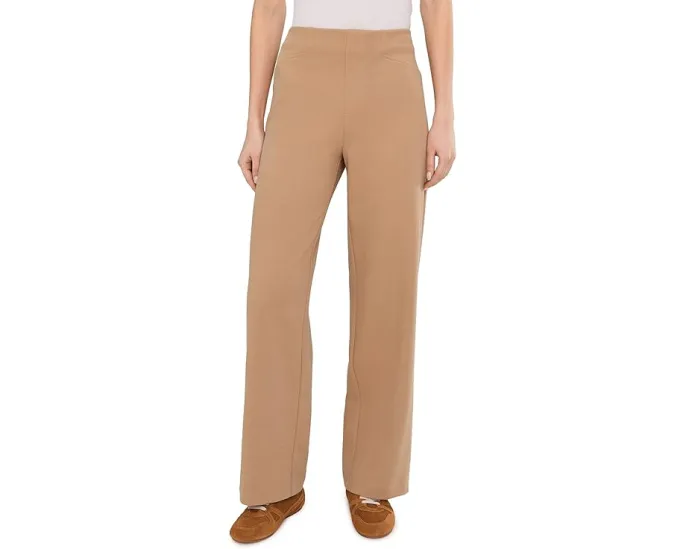 Брюки Lenox Wide Leg Stretch Twill с расклешенным кроем от NIC+ZOE