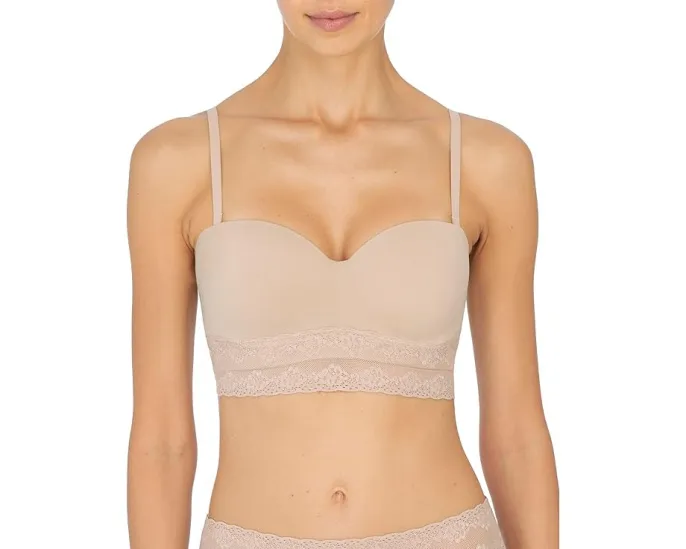 Безбретельный бюстгальтер Natori Bliss Perfection Strapless Contour с косточками