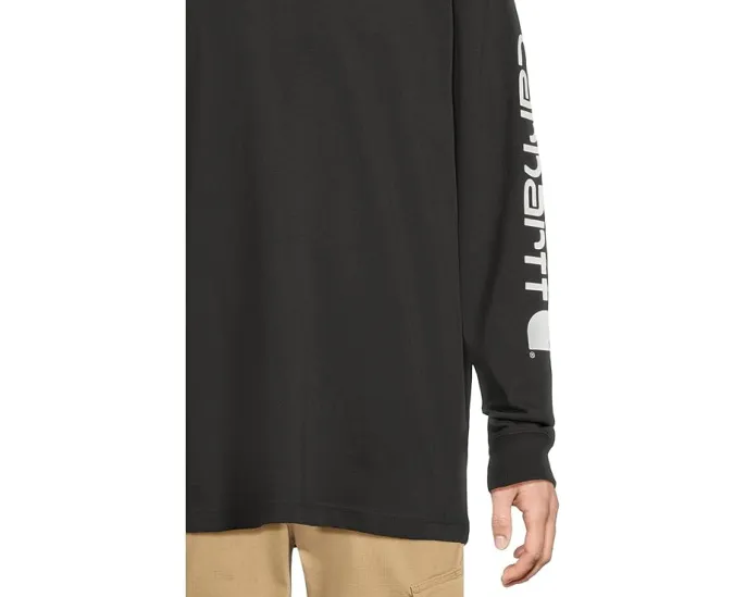 Carhartt Футболка с длинным рукавом и логотипом на рукаве