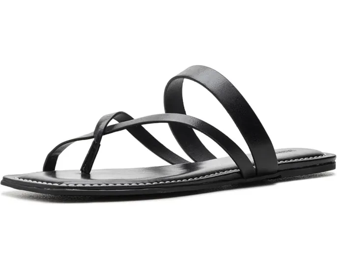 Сандалии Bernardo Ocana с переплетёнными ремешками и квадратным носком