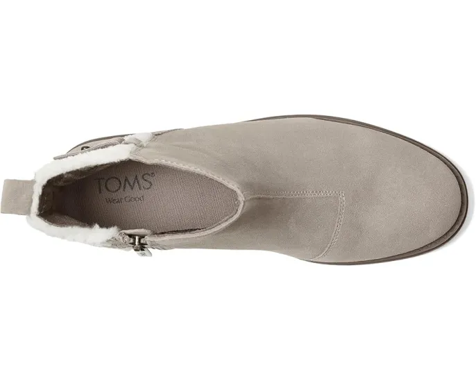 Ботинки TOMS Astrid из замши с декоративной перемычкой и защитой Scotchgard