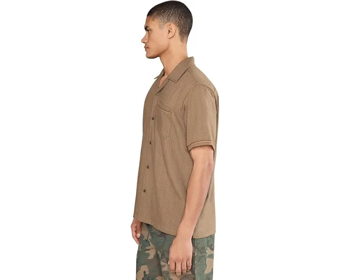 Hurley Lay Day Camp Рубашка с коротким рукавом и карманом на груди