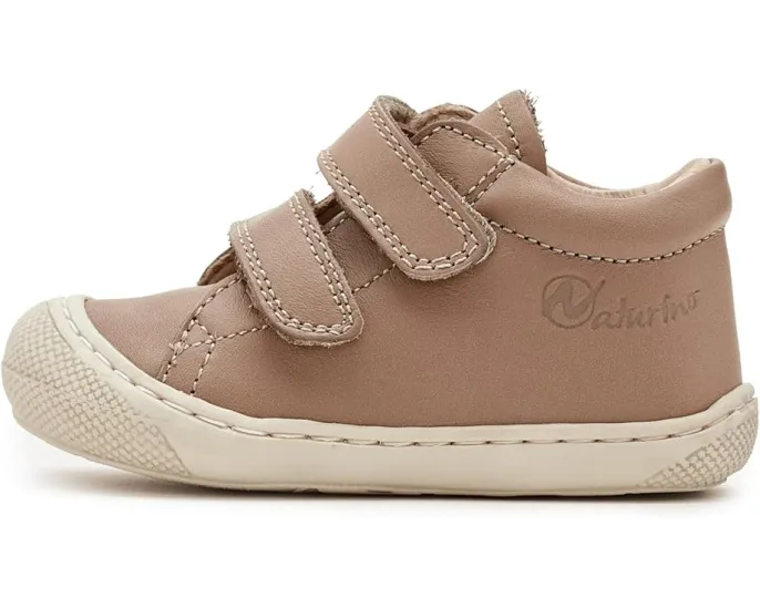 Кроссовки Naturino Cocoon Vl для малышей из мягкой кожи Nappa с защитой носка