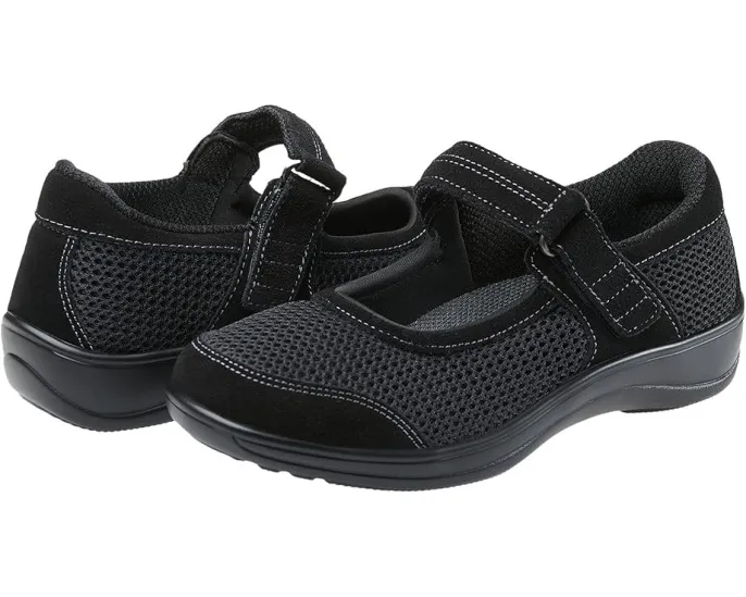 Балетки Orthofeet Chattanooga с широким носком и технологией Ortho-Cushion