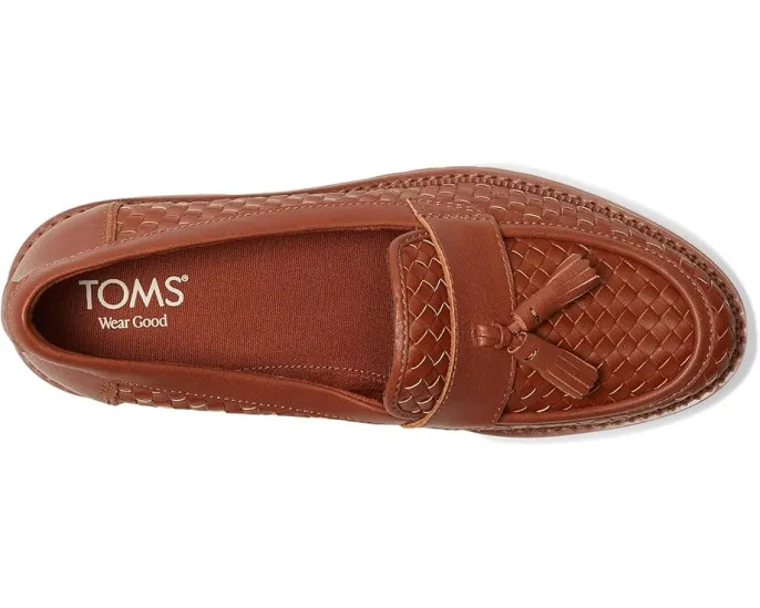 Лоферы TOMS Cara с платформой и контрастными деталями