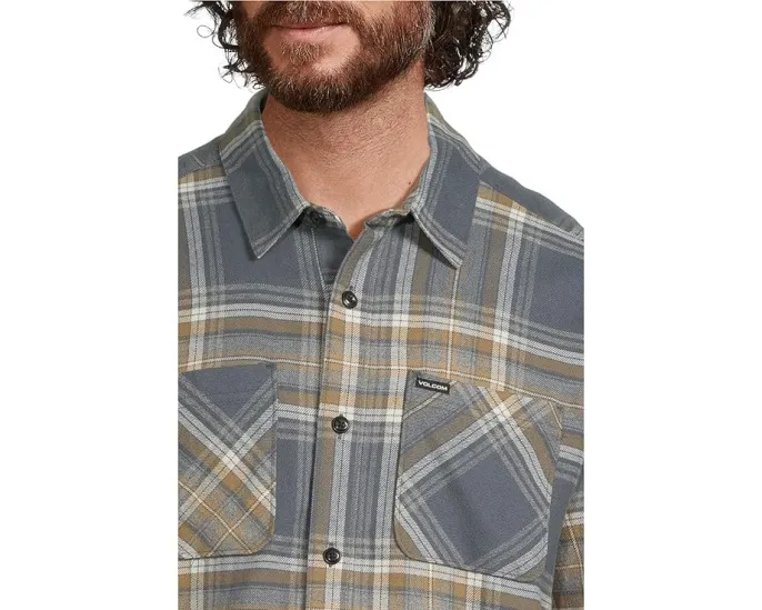 Фланелевая рубашка Volcom Netastone с длинным рукавом в клетку