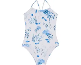 Детский топ для плавания Vilebrequin Medusa & Shells с перекрестными лямками